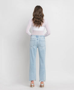 Meritorious High Rise Wide Leg Vervet Denim