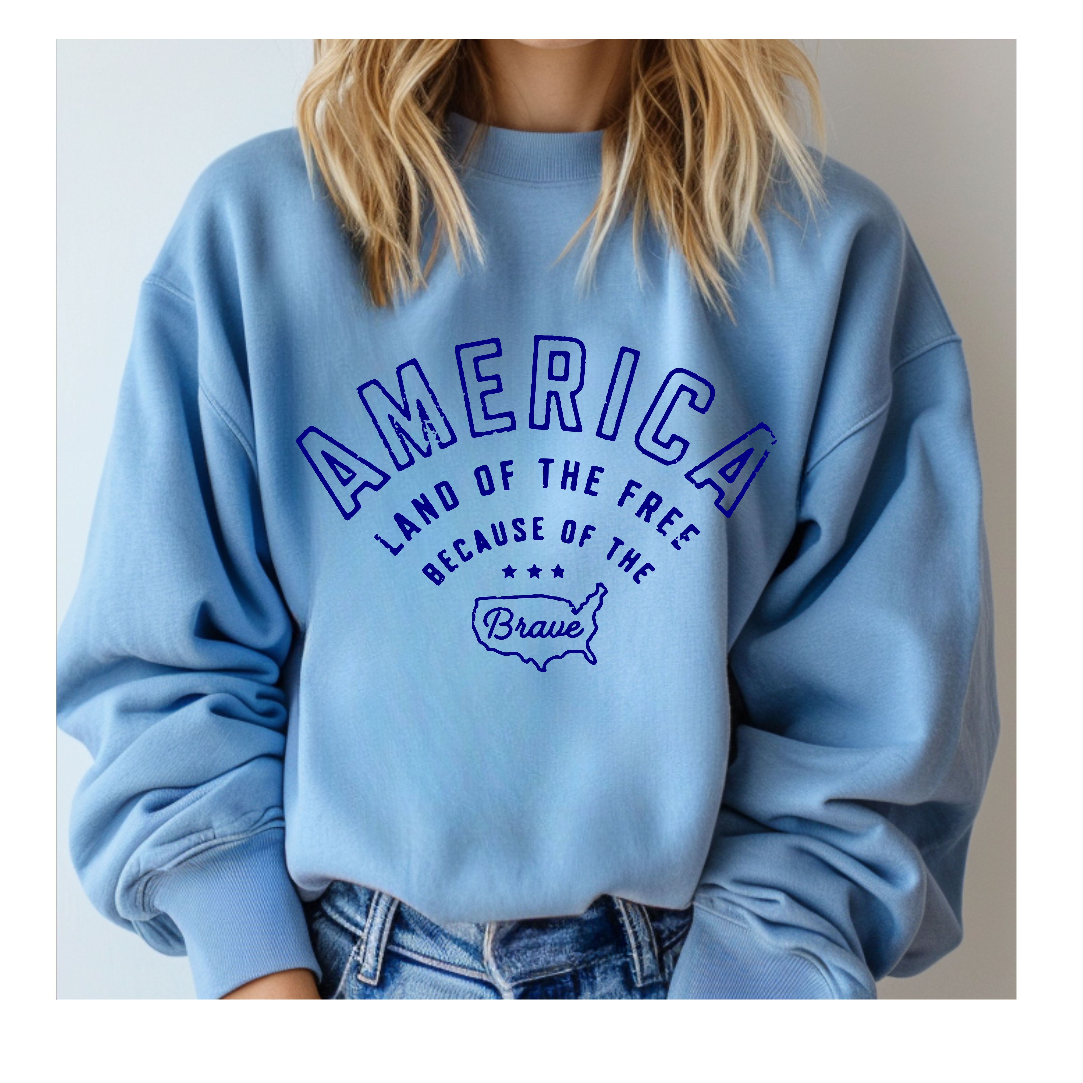 Because of the Brave Crewneck