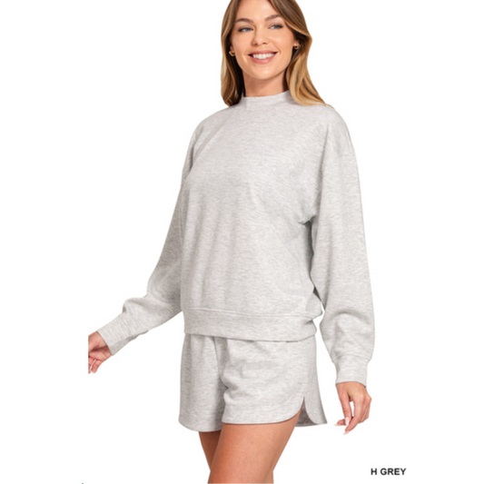 Scuba Sweatshirt and Shorts Set