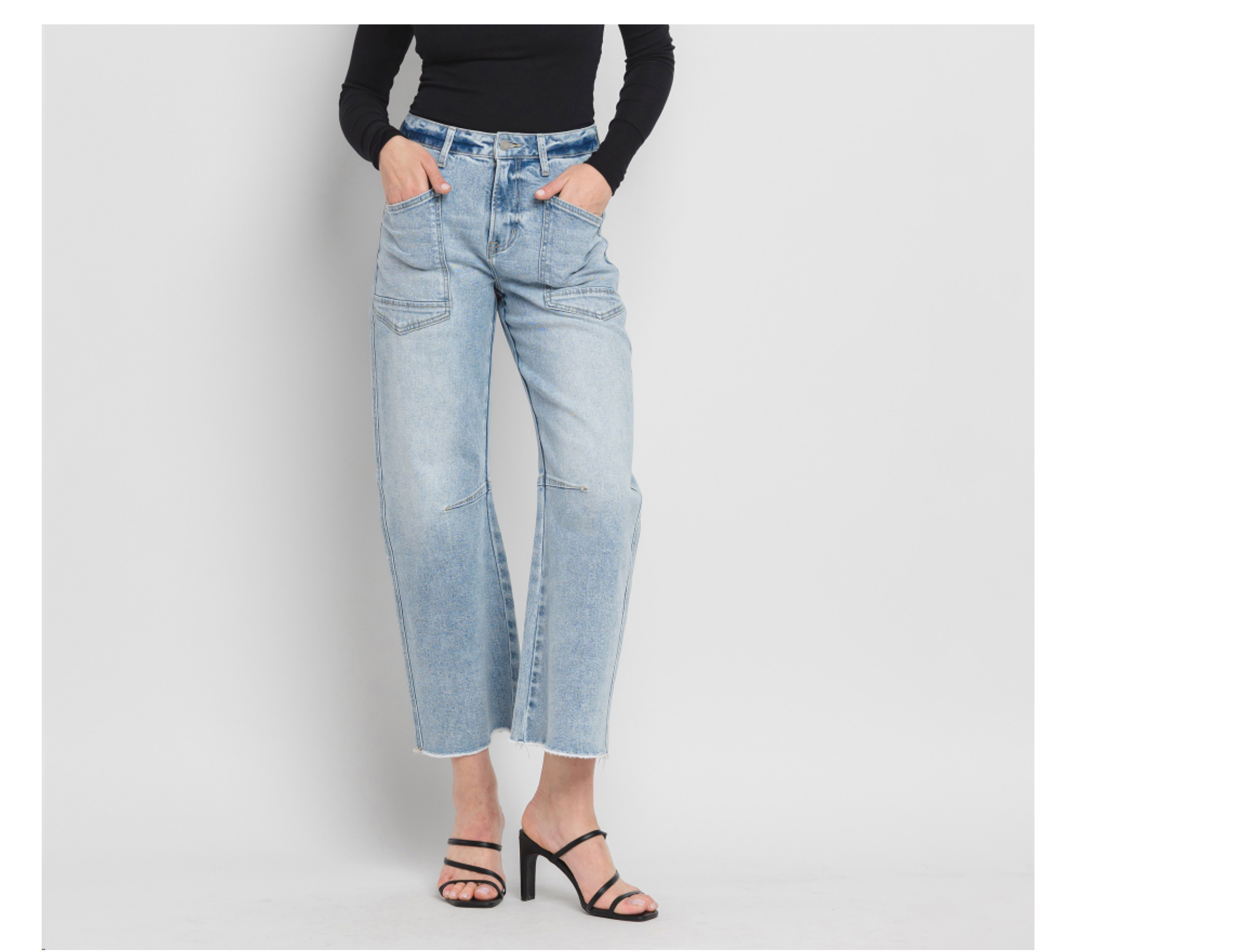 Heroine Super High Rise Barrel Jeans