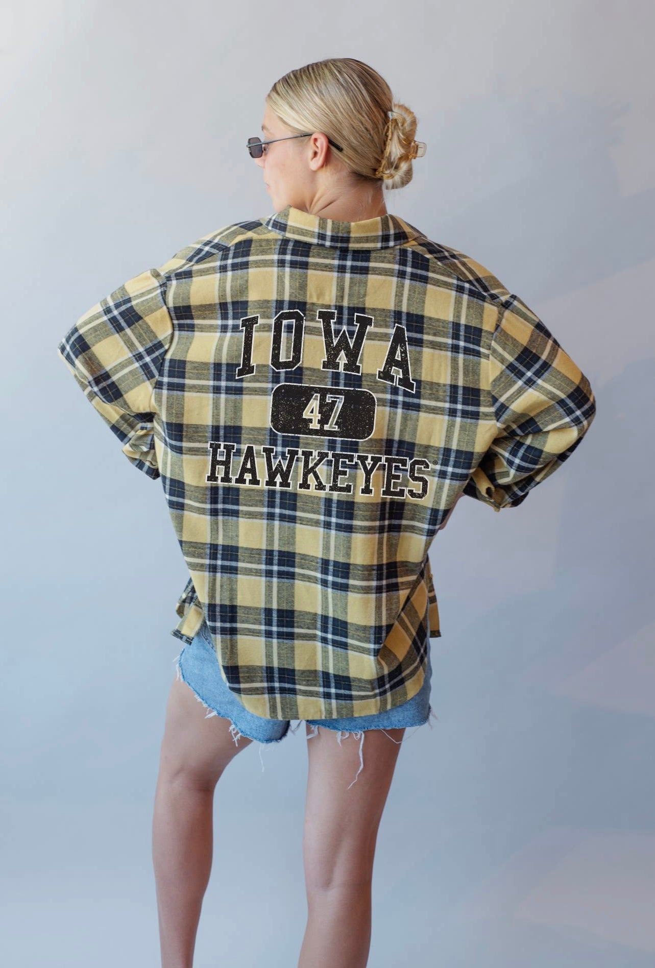 Iowa Hawkeyes Oversized flannel