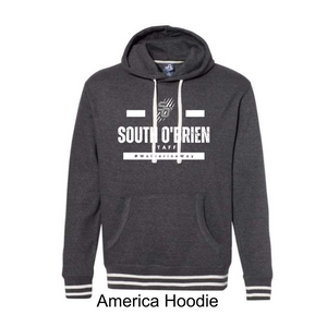 J America Hooded Staff Sweatshirt