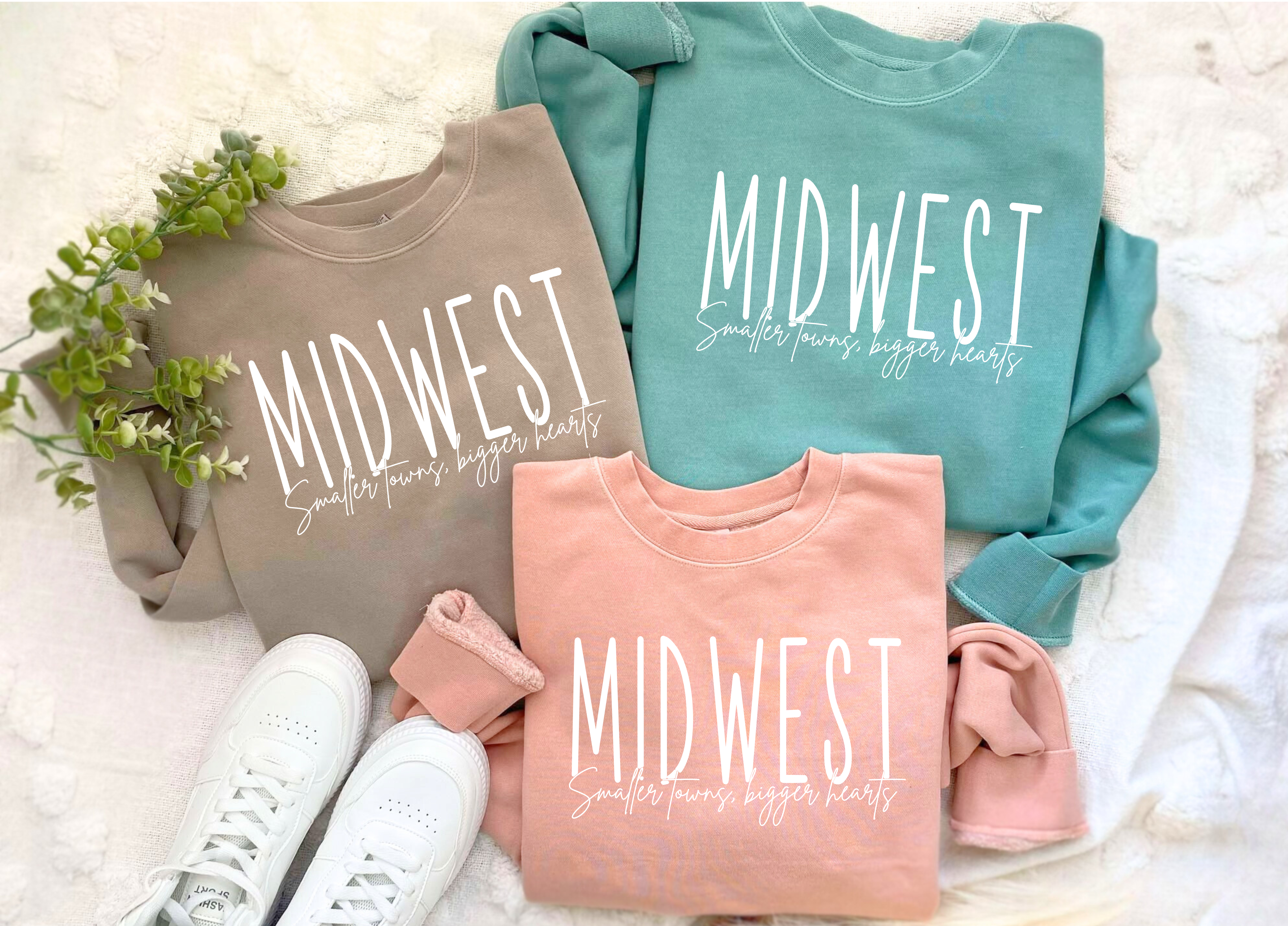 Bigger Hearts Crewneck Sweatshirt