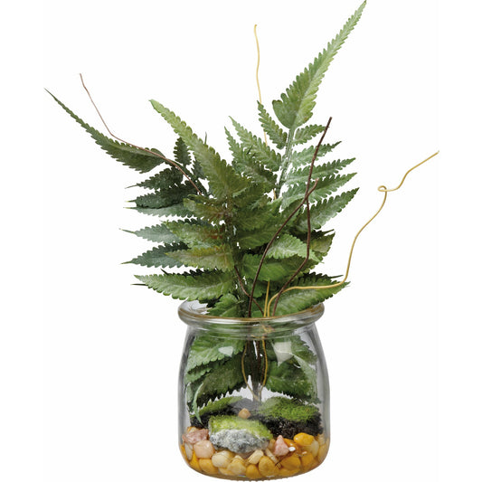 Faux Boston Fern Plant