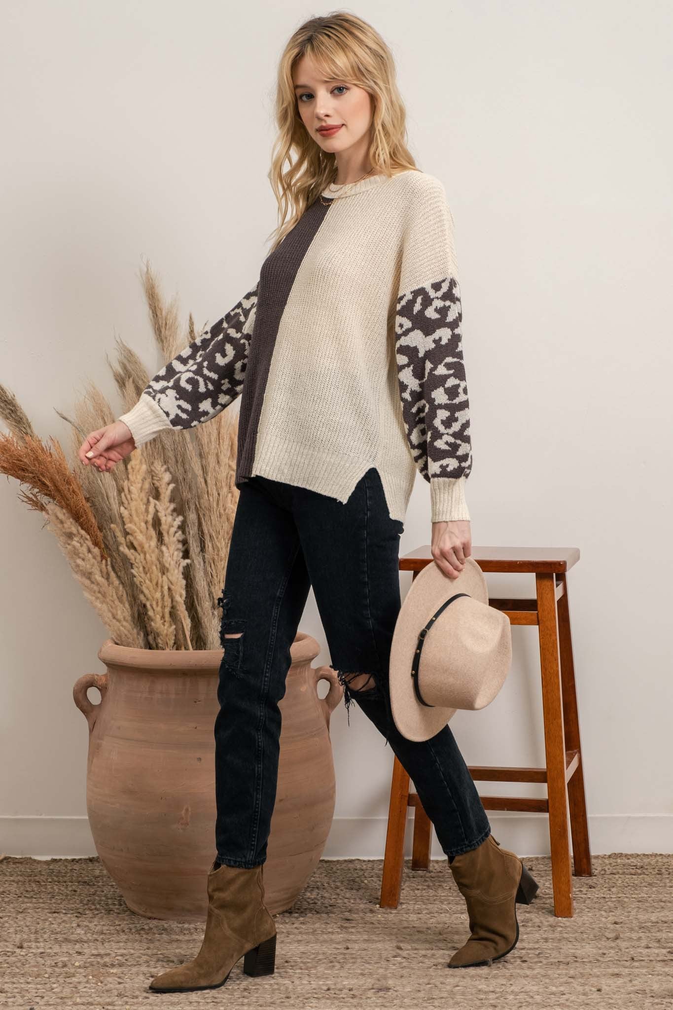 Cami Colorblock Sweater