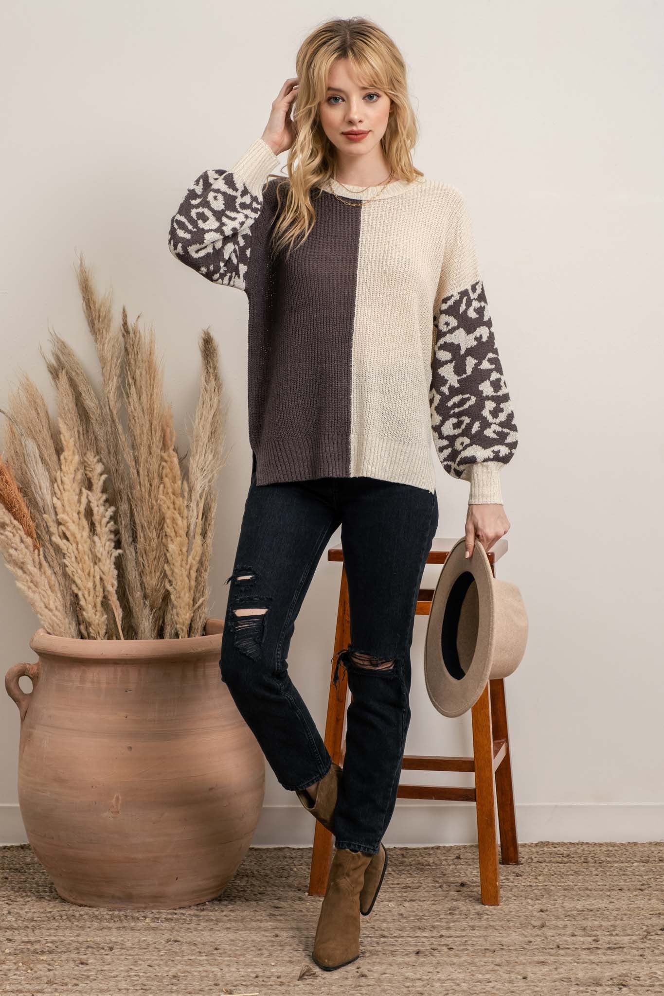 Cami Colorblock Sweater