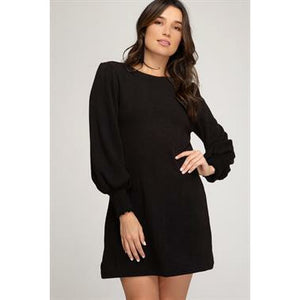 Wine Sweater Dress