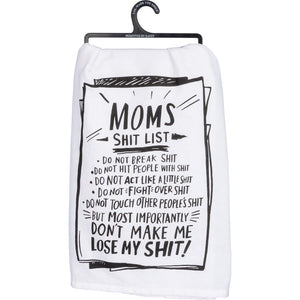 Kitchen Towel - Mom's List Don't Make Me