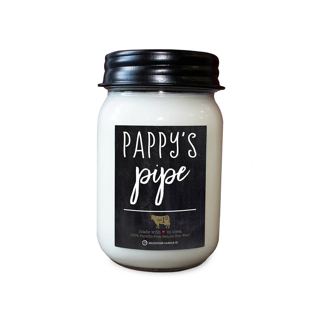 Farmhouse Mason Jar 13 oz: Pappy's Pipe
