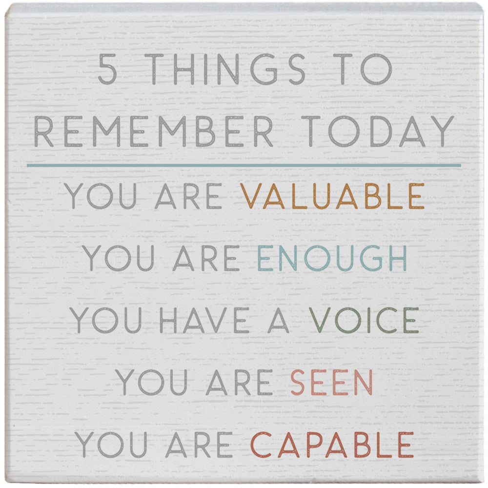 Things To Remember