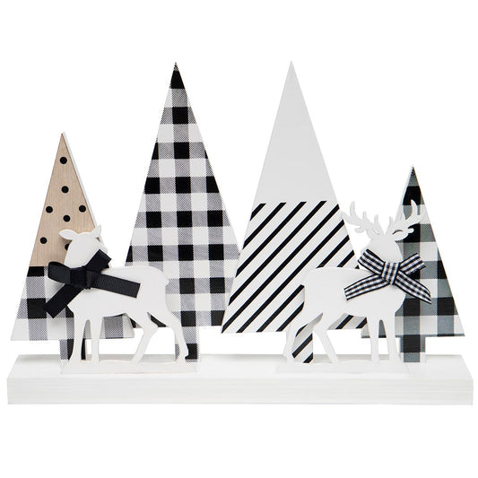 FaLaLa Trees and Deer Shelf Sitter