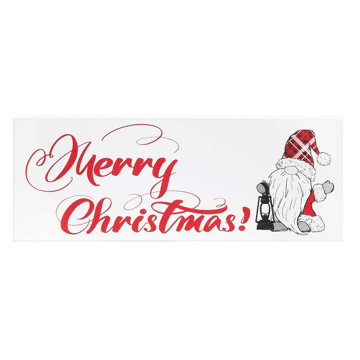 Merry Christmas Wood Block