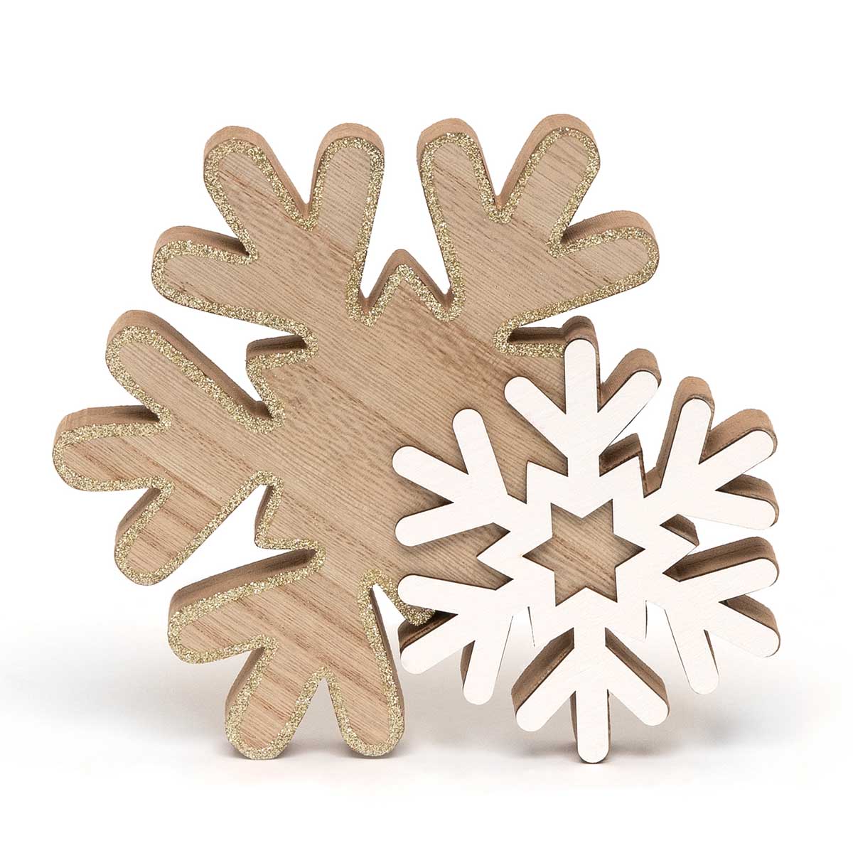 Alpine Snowflake Wood Sign