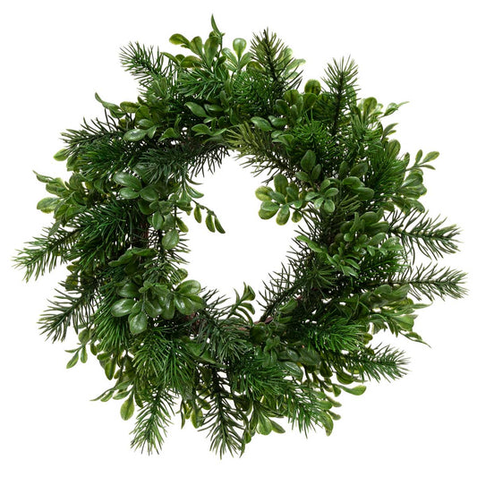 Mini Winter Garden Pine Wreath