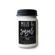 Farmhouse Mason Jar 13 oz: Milk and Sugar