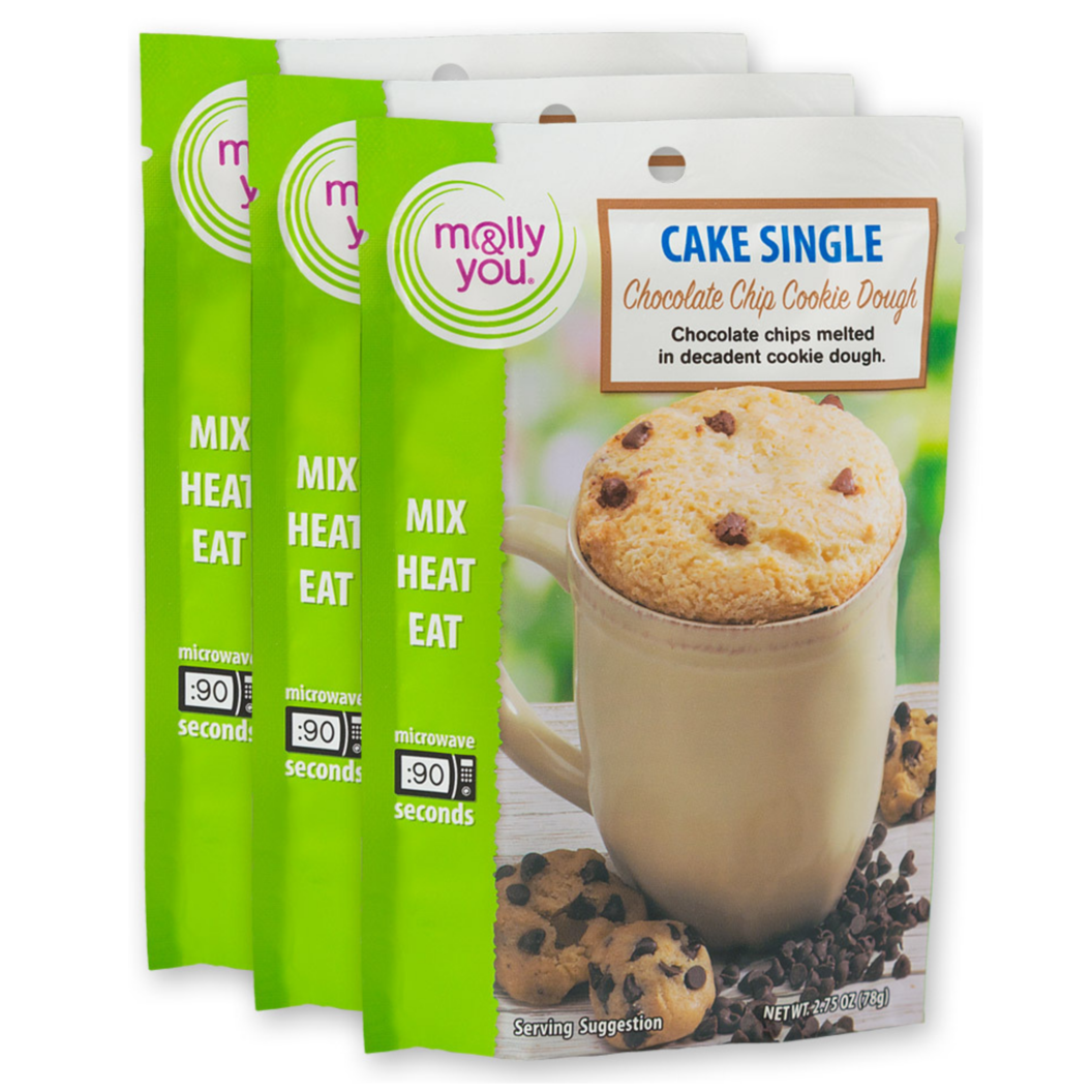Chocolate Chip Cookie Dough Mug Cake- Single