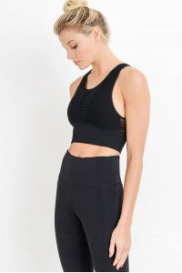 Laser Cut Sports Bra